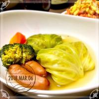 初めてロールキャベツを作ってみた