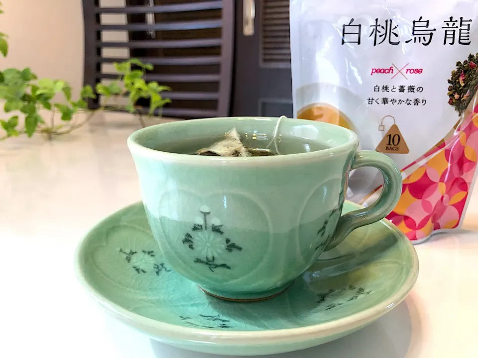 モニター当選したお茶をお気に入りのカップで✨✨|NOBUちえさん