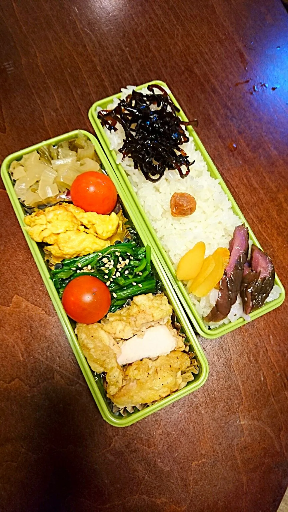 鶏天弁当
 #今日のお弁当|りょーさん