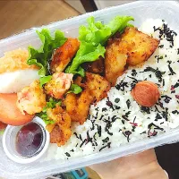 とり天弁当🍱|えむしさん