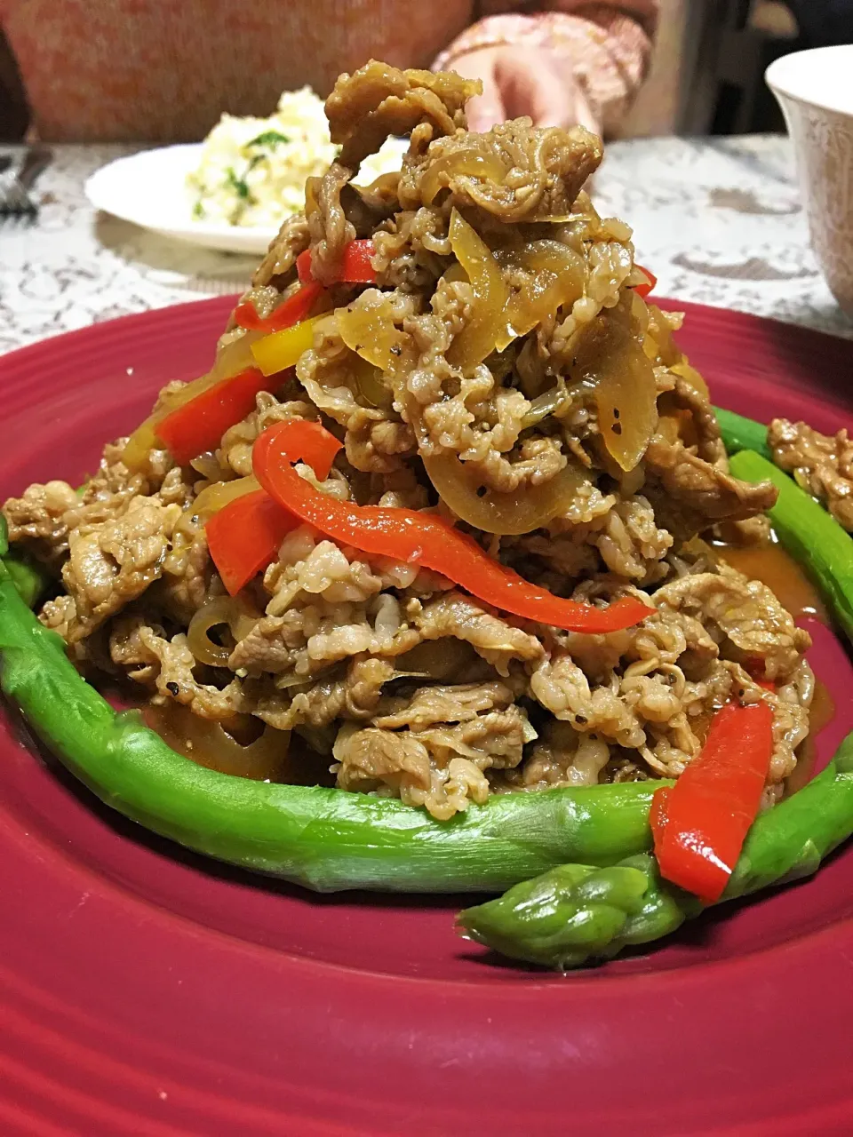 薄切り牛肉のウスターソース炒め煮|ヨシヨシさん