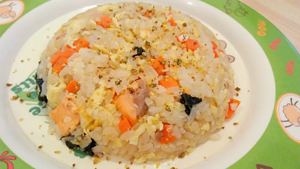 Salmon fried rice #Fried Rice #Japanese cuisine|Jorge Bernal Márquezさん