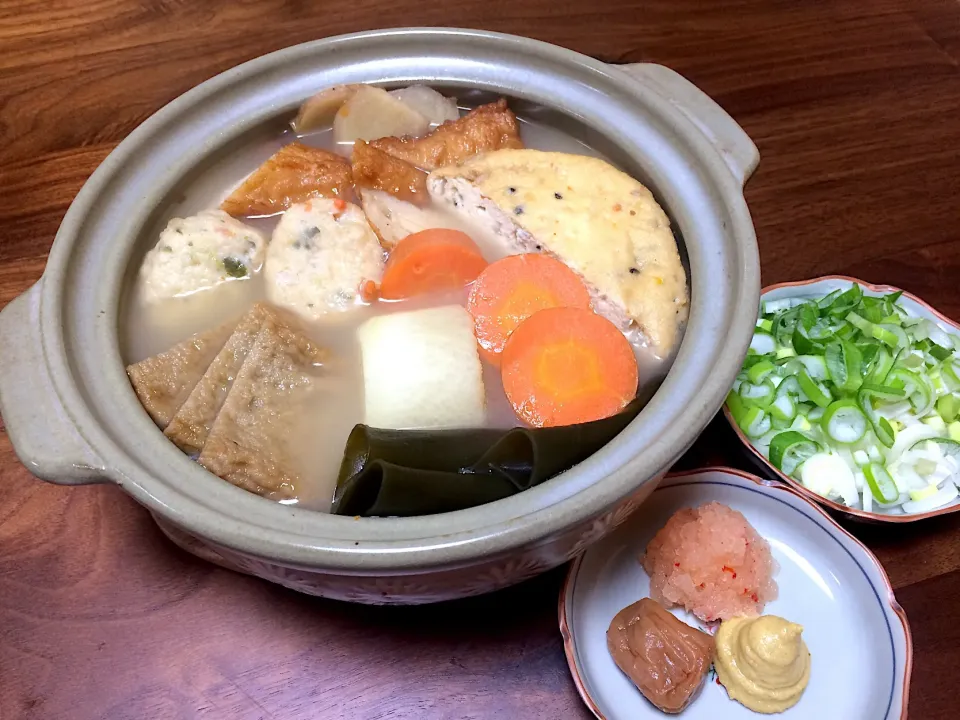 一晩寝かしのぎっしり小鍋おでん🍢💐|ぱぴこ家さん