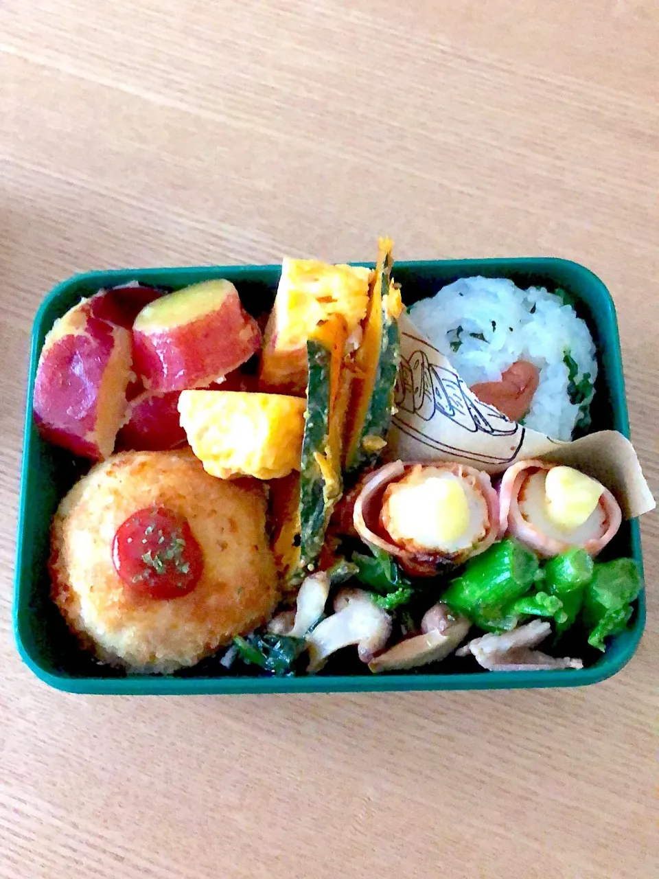 旦那さんのお弁当🍙😋|korochanさん