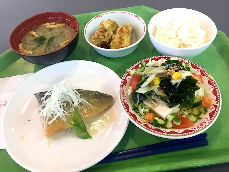 鯖の味噌煮、さつま芋の石垣揚、豆腐サラダ|Tadahiko Watanabeさん