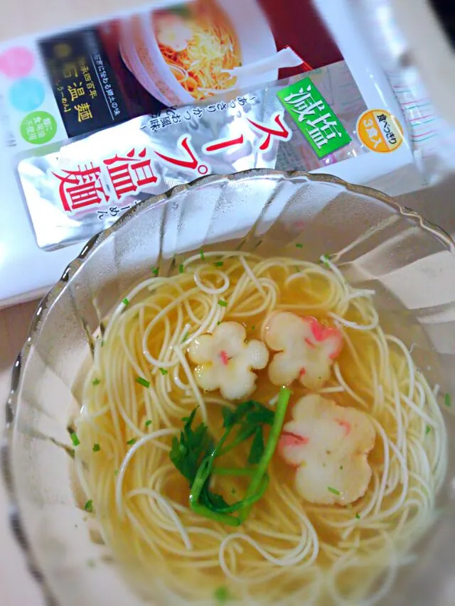 スープ温麺　　白石温麺
 #きちみ製麺|みるくここあさん