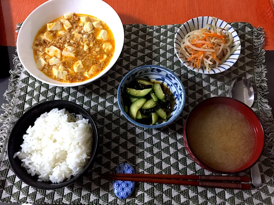 麻婆豆腐定食|あーしょかぽんさん