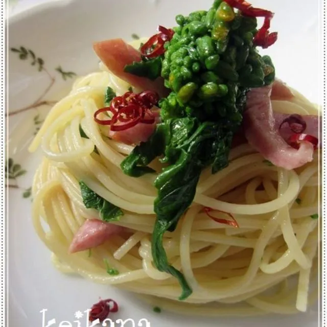 keikanaさんの茹でるだけで超簡単☆菜の花コンソメ春パスタ♪ #レシピブログ #RecipeBlog|レシピブログさん