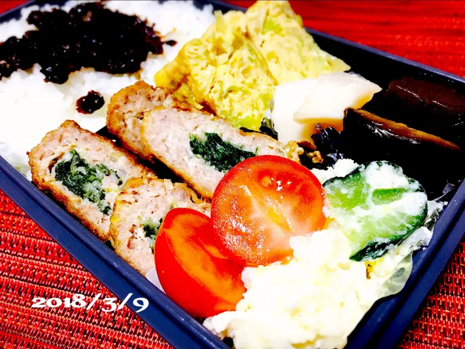 Snapdishの料理写真:旦那弁当( ´͈ ᗨ `͈ )◞♡⃛|じゅんけさん