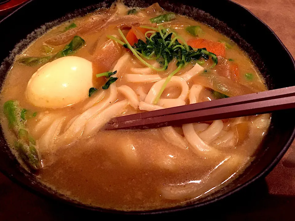 懐かしカレーうどん|にゃふてんさん