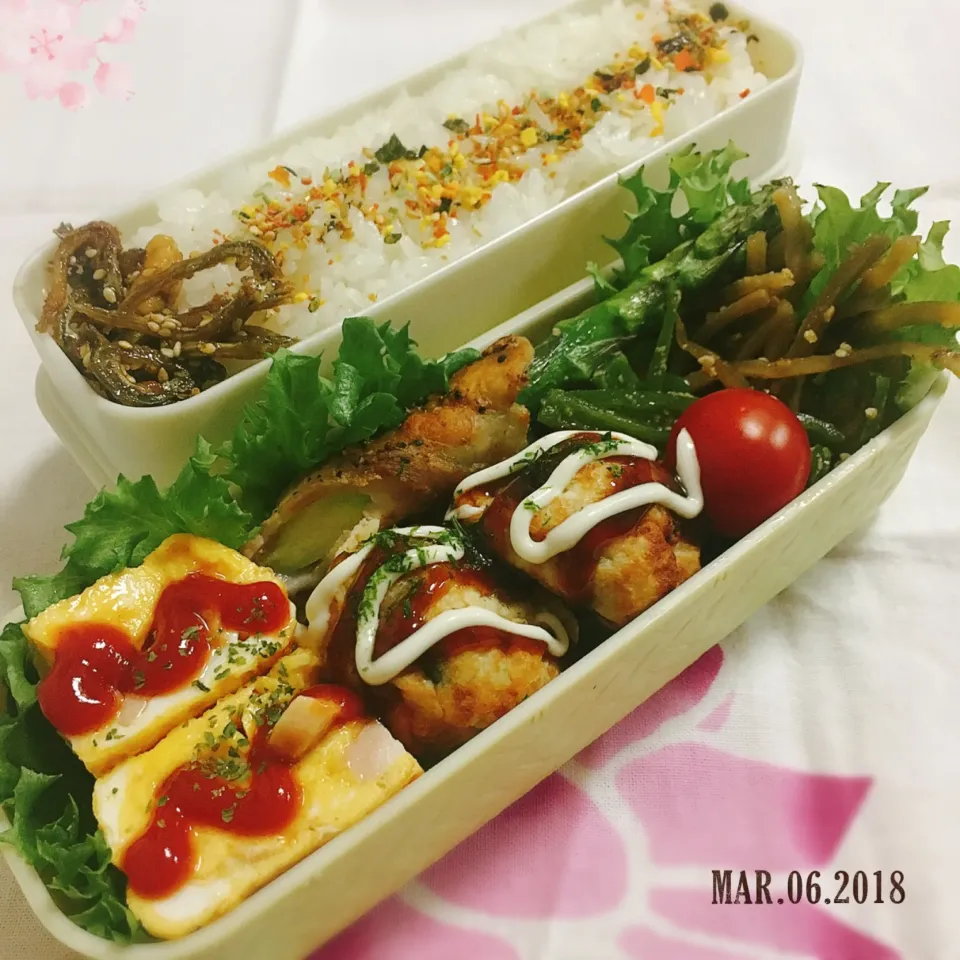 #たこ焼き #オムレツ  #弁当  #お弁当  #お弁当記録|momo31omomさん