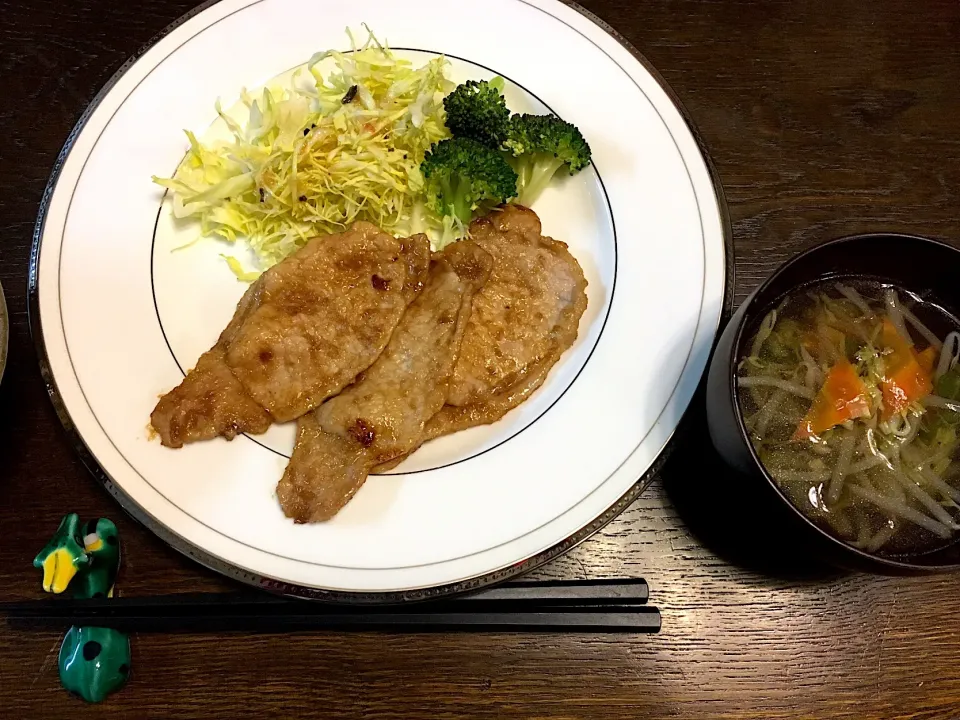 生姜焼き定食|カドラさん