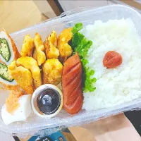 ピカタ弁当🍱|えむしさん