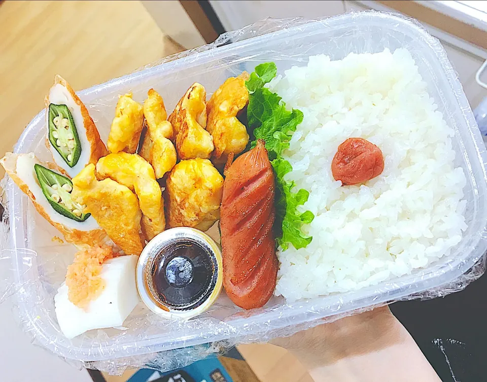 ピカタ弁当🍱|えむしさん