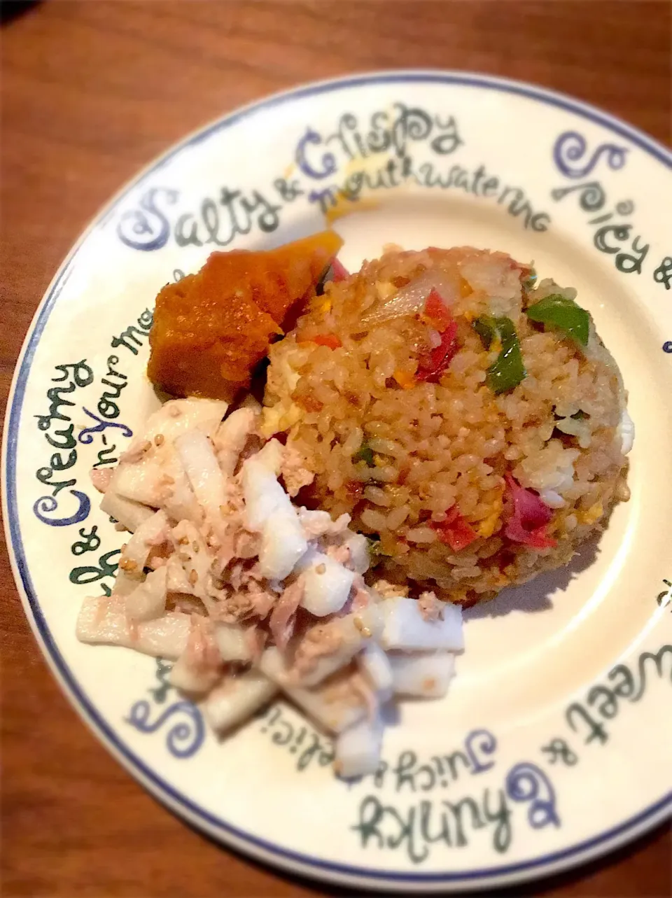 またまた、醤油麹チャーハン、かぶのシーチキンマヨあえ|みみほさん