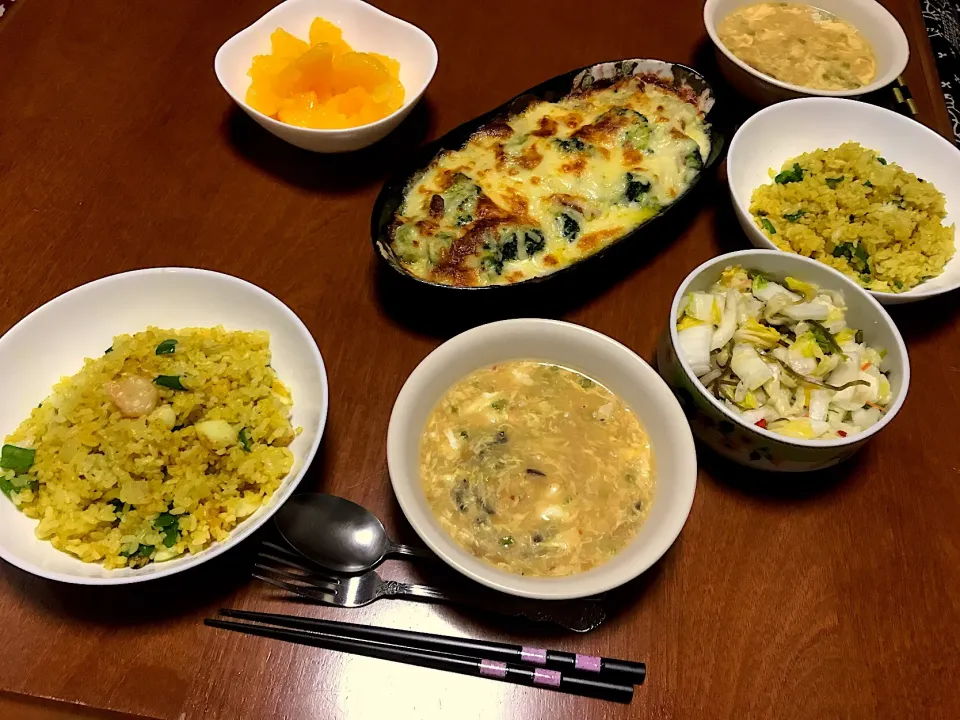 冷凍庫整理の晩ごはん|バシュランさん