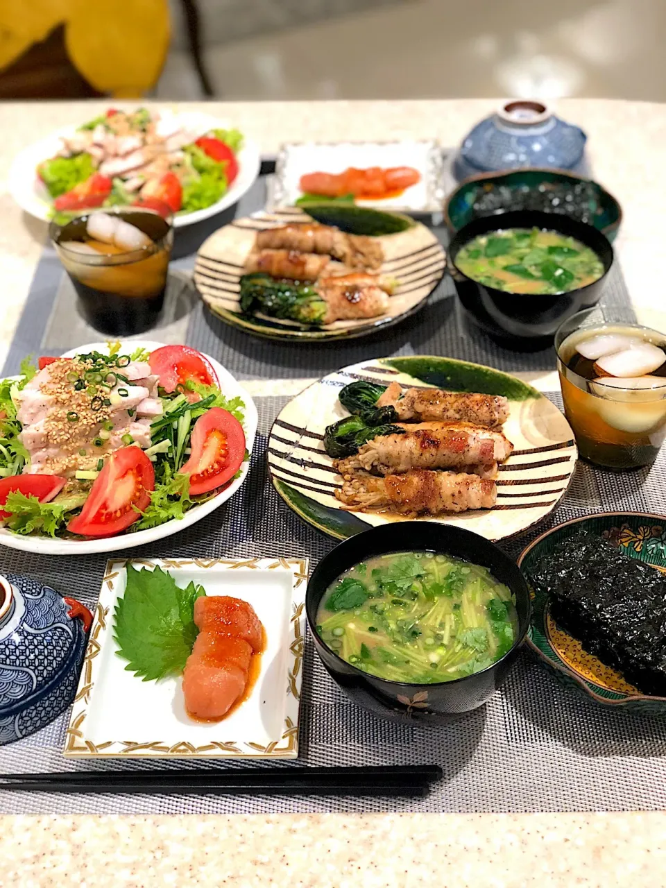 棒々鶏サラダ🥗 博多明太子旨かぁ😋|Mayumiさん