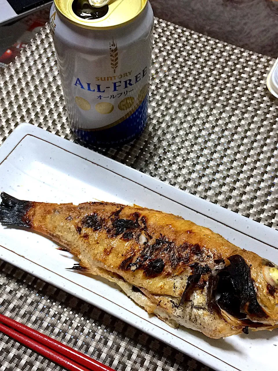 いただきもののノドグロを塩焼きに🍻|Satomi Ichikawaさん