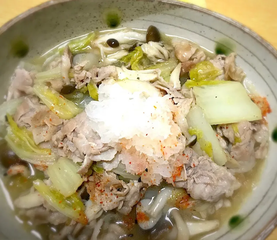 豚肉と白菜の甘辛煮|ぽんごさん