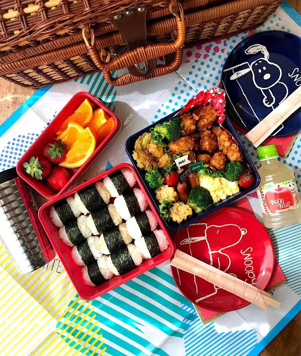 Snapdishの料理写真:春です🌸ピクニック弁当|さえちゃんさん