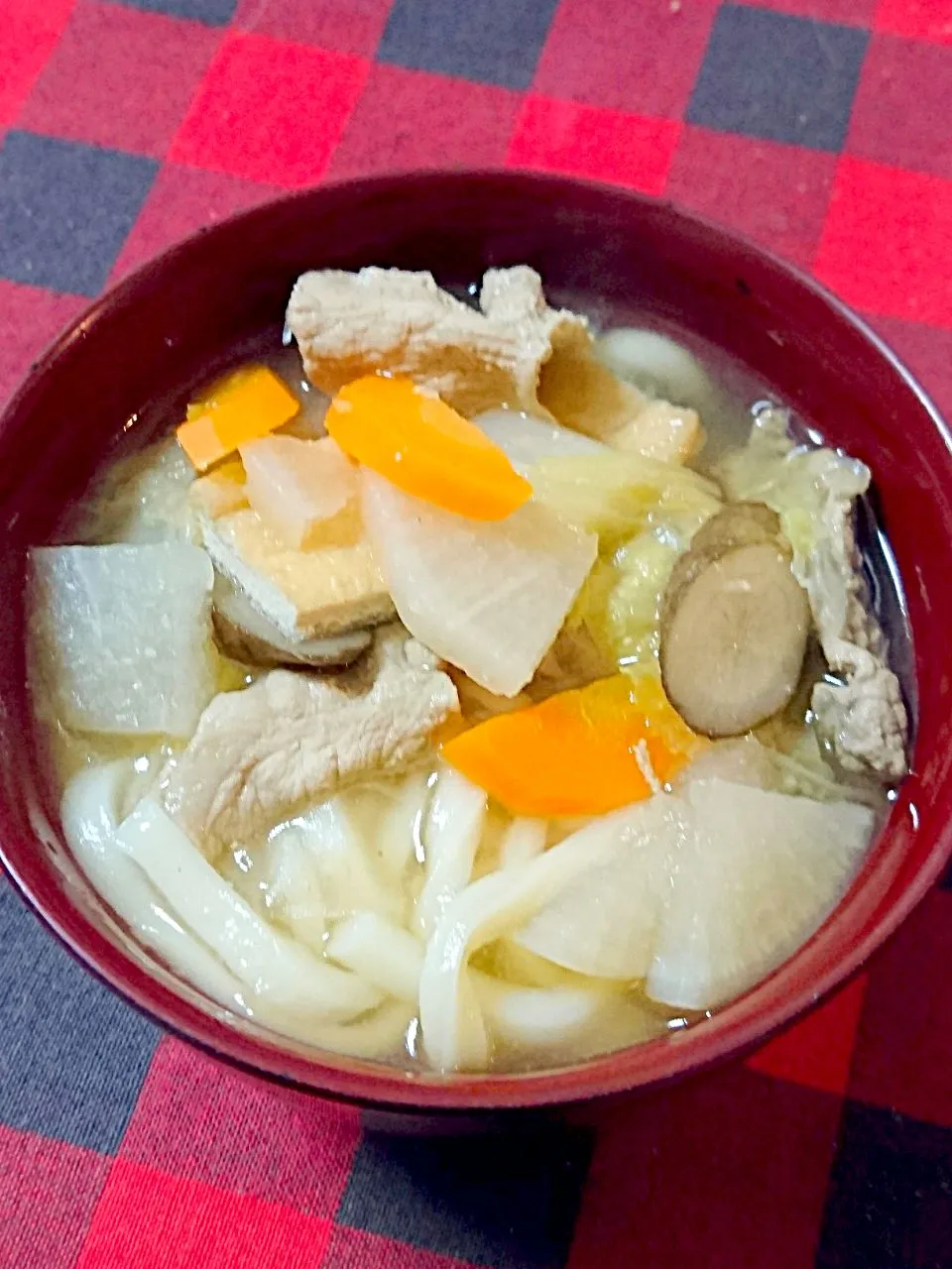 Snapdishの料理写真:豚汁うどん|すーさん