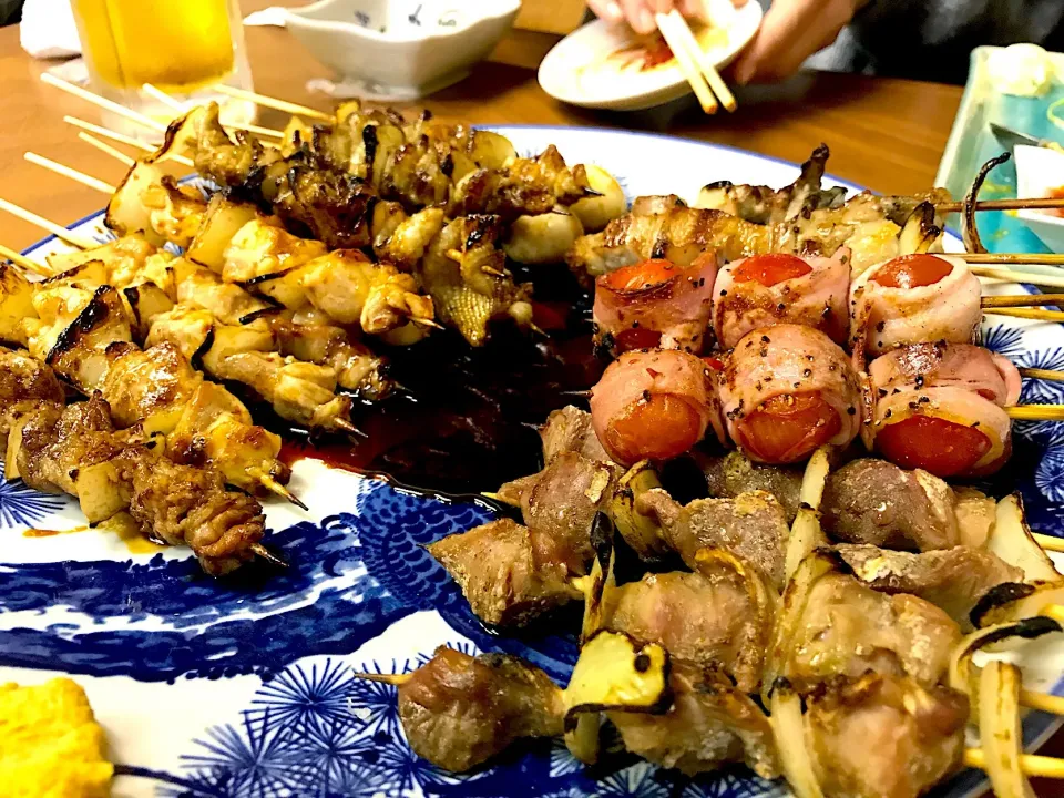 焼き鳥盛り合わせ😋💖|みほままこさん