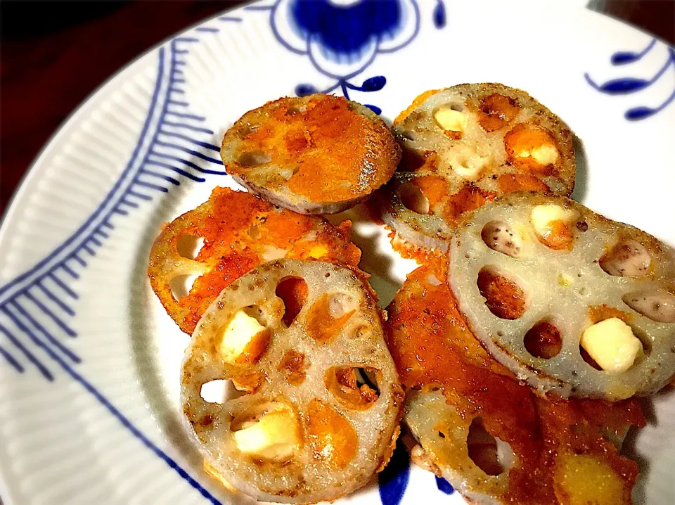 蓮根のチーズ焼き|Downtoearthさん