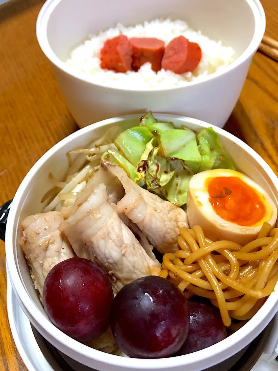 3月12日（月）豚生姜焼きと野菜炒め弁当|かよっぺさん