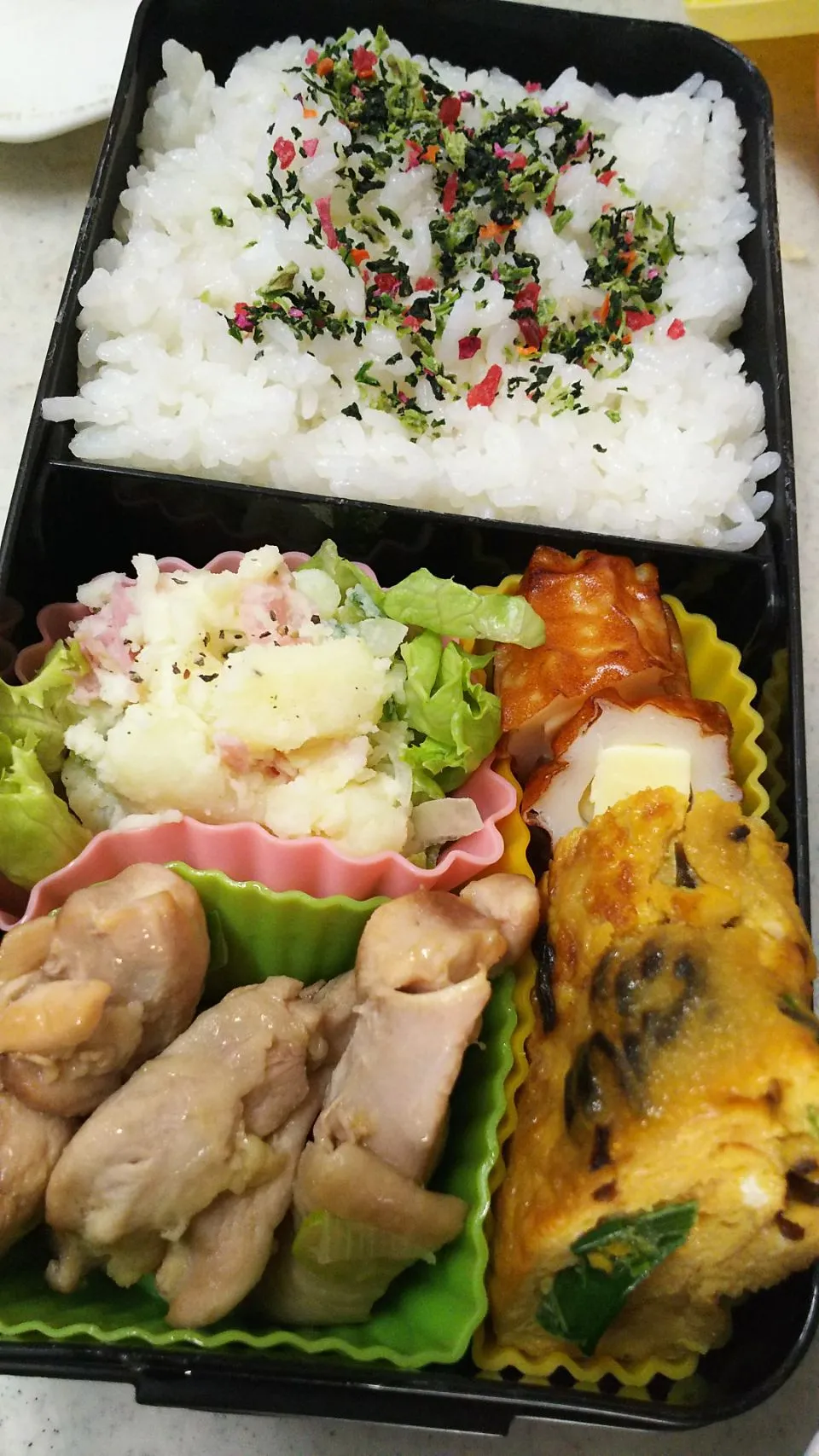 Snapdishの料理写真:三男のお弁当🍱  2018.3.12|Mihoさん