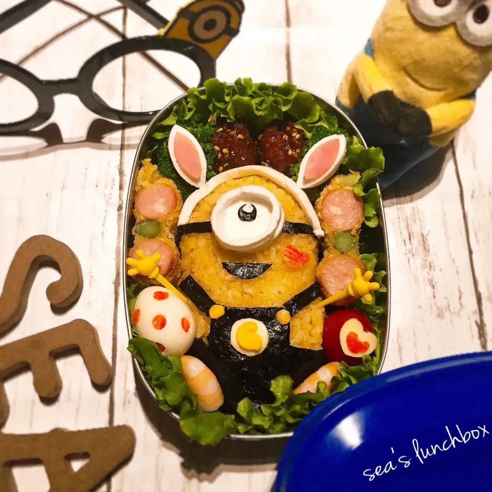 ミニオンのイースター弁当🥚|seaさん