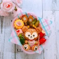 Snapdishの料理写真:ダッフィーのお弁当♡|みきさん