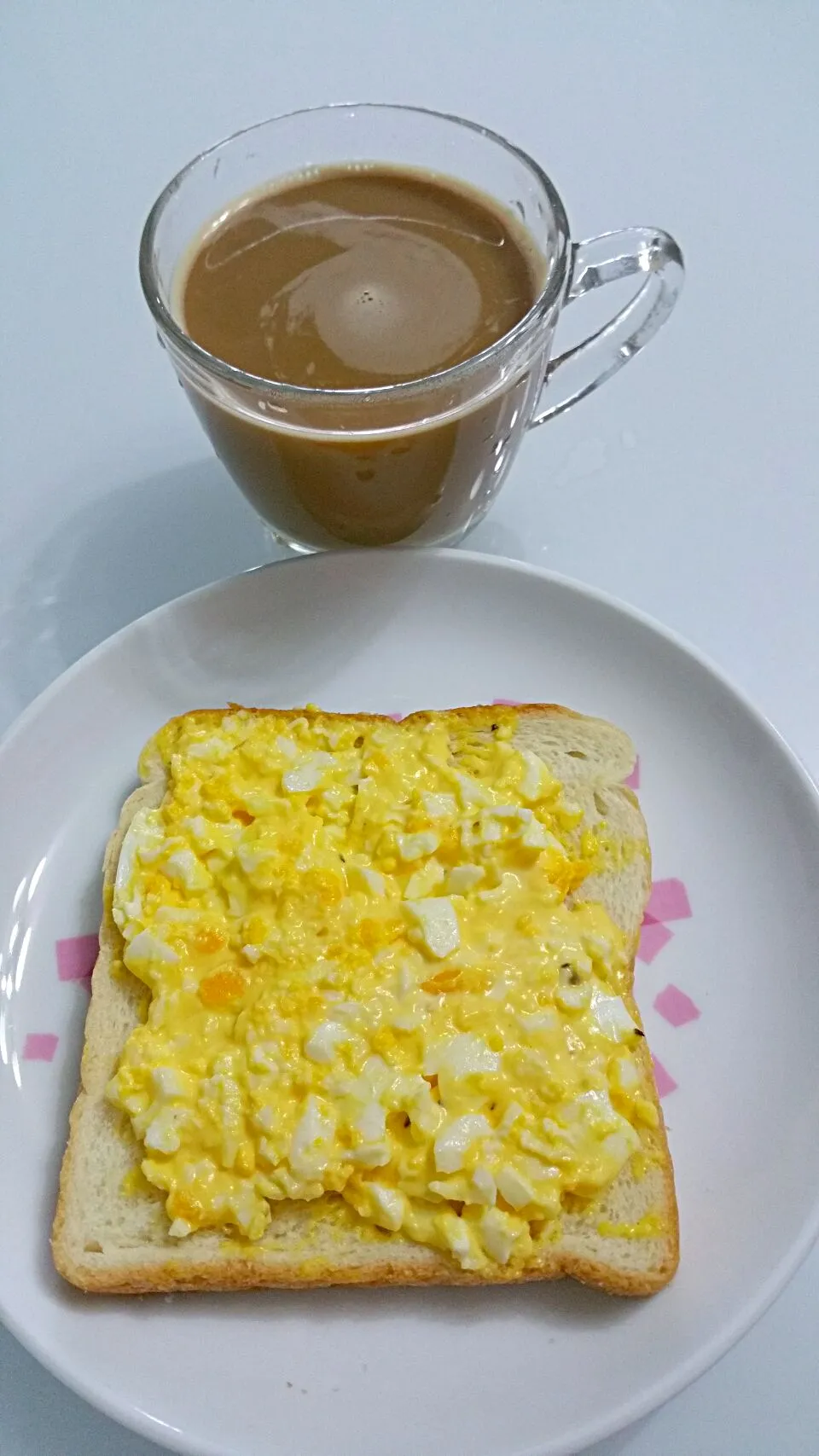 Breakfast egg mayo + coffee 😍🙆|🌷lynnlicious🌷さん