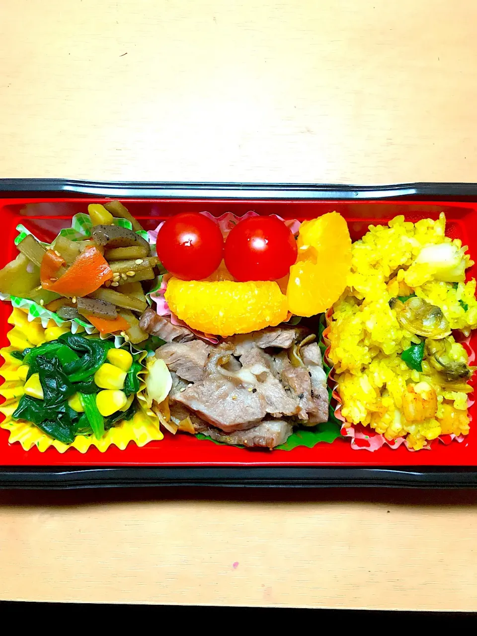 カレーチャーハンのお弁当|バシュランさん