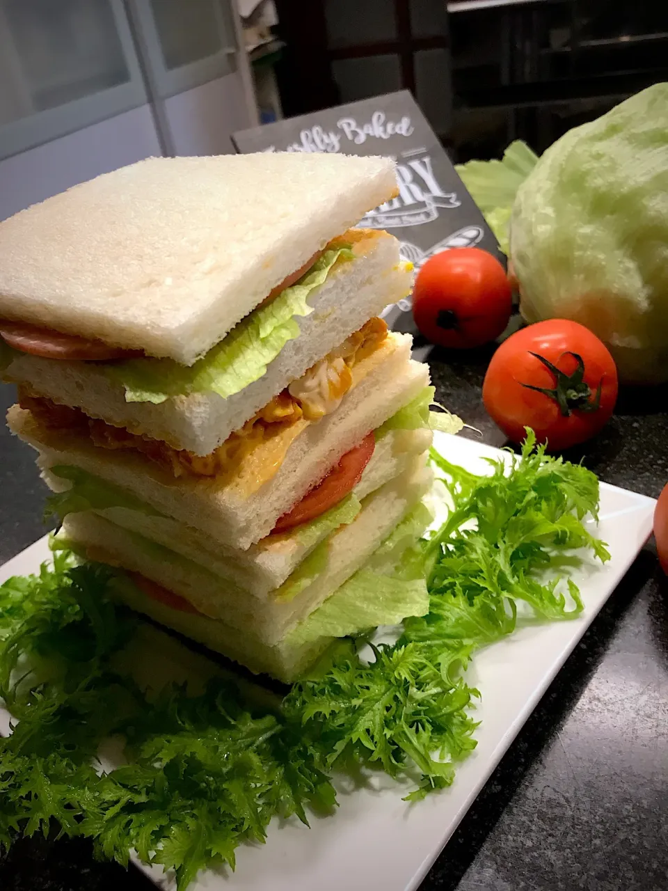 3／１３ サンドイッチの日 サンドイッチタワー🗼🥪|シュトママさん