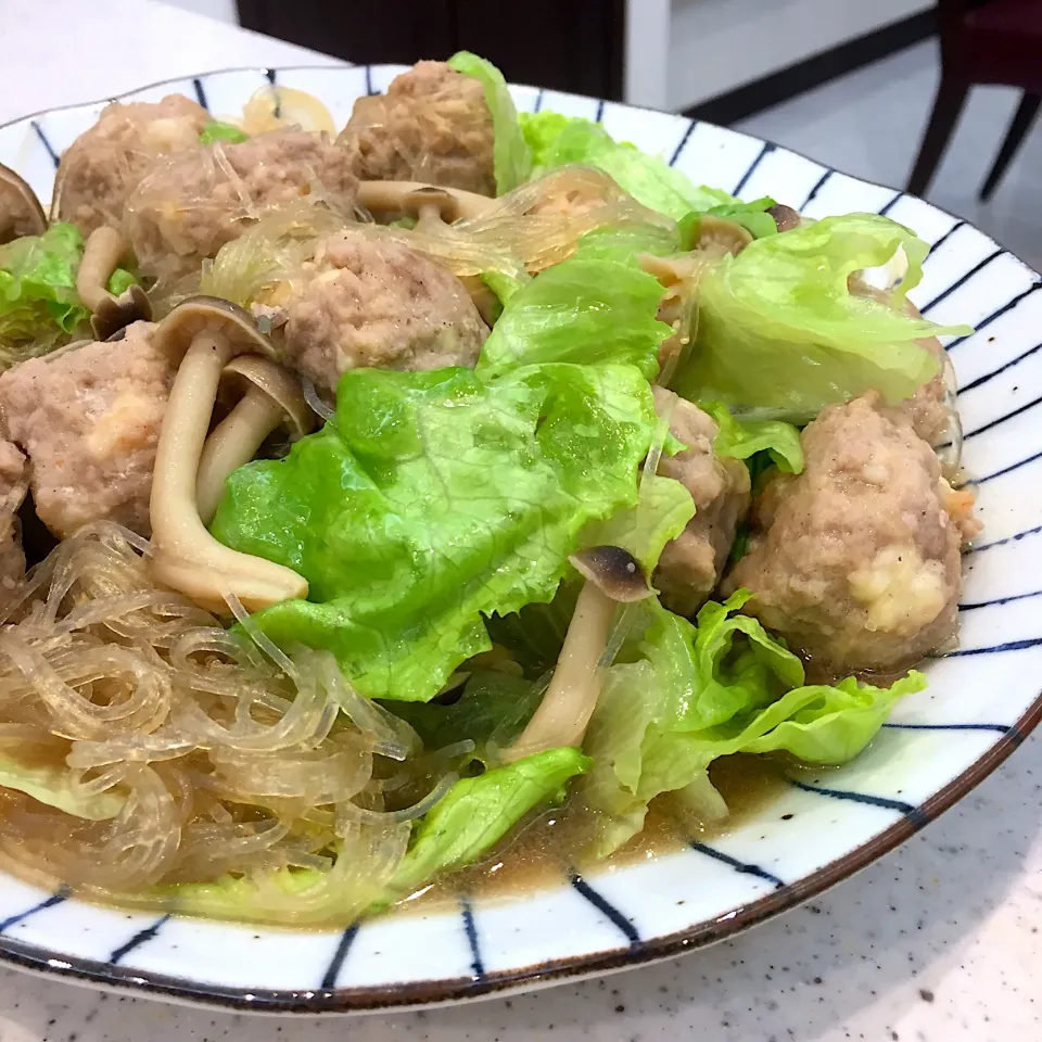 ほっけまんさんの「えび団子と春雨の煮込み」|ヨッチャンさん