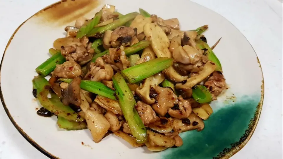 saute chicken in black bean sauce|steven z.y.さん