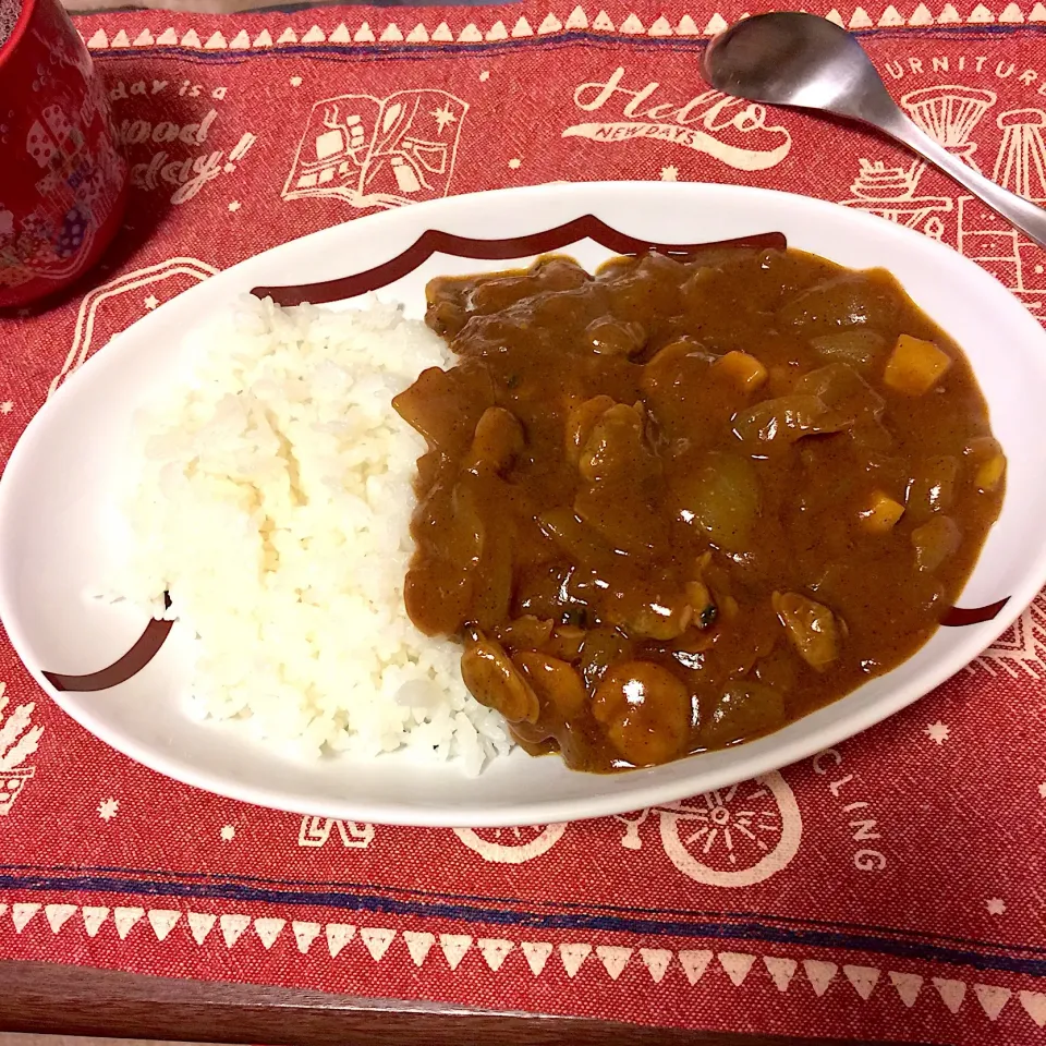 3.12夕飯  シーフードカレー|ピカさん