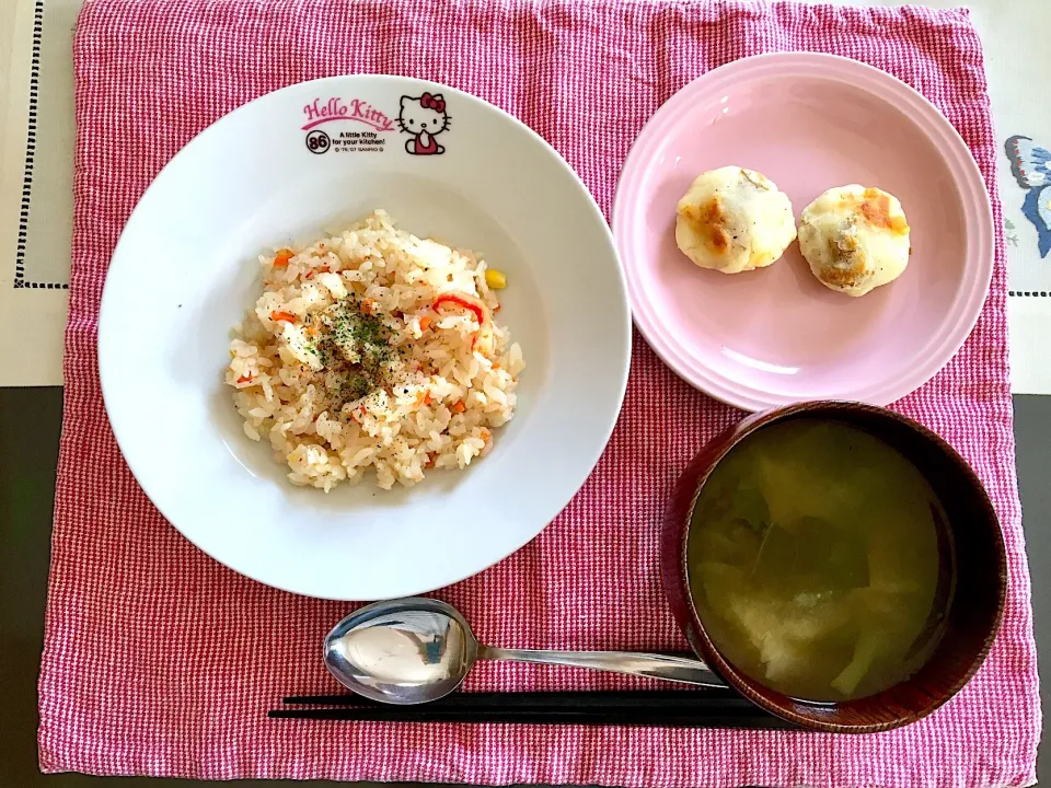 Snapdishの料理写真:カニチャーハンのご飯|みよさん