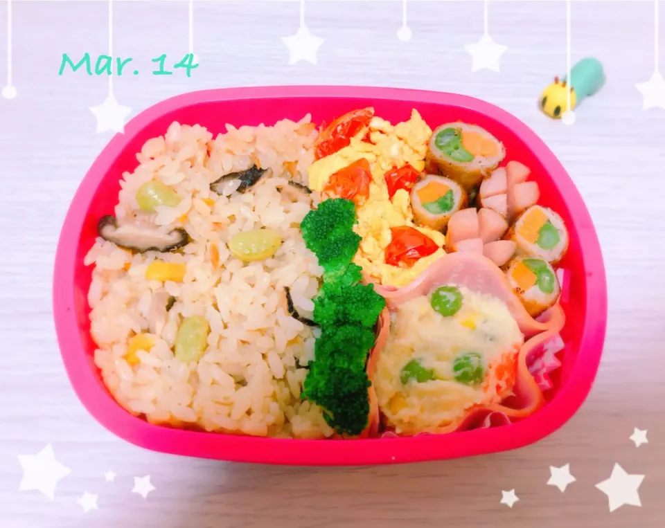 炊き込みご飯弁当|さやさん