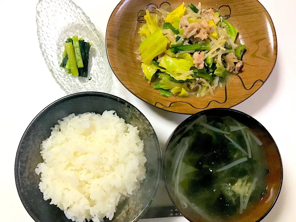 #肉野菜炒め定食|ゆりえさん