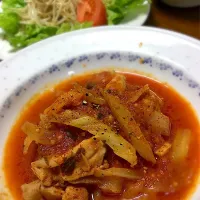 チキンとセロリのトマト煮|ojikoさん