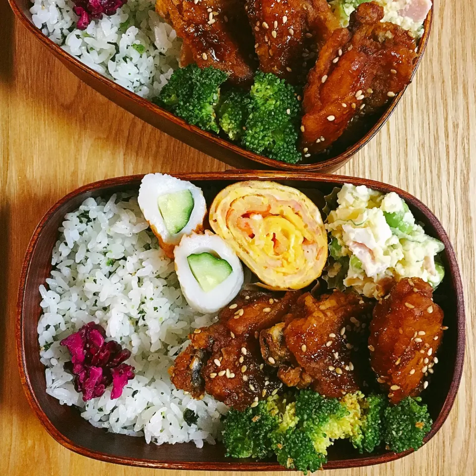 Snapdishの料理写真:家族のお弁当 2018.03.15|＊emio＊さん