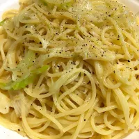 ネギとチーズのガーリックパスタ|maicookさん