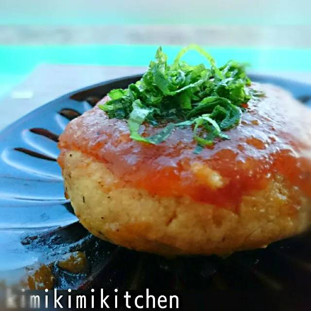 #我が家の料理
ヘルシーおからハンバーグ|kimi=kimi🌼Kitchenさん