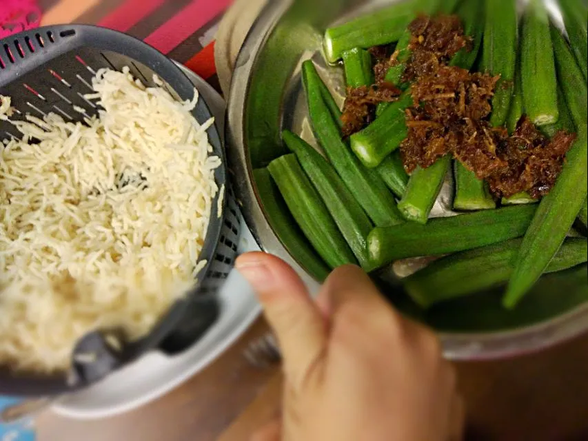 Thermomix steamed okra|Ee Shanさん