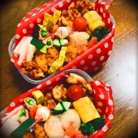 Snapdishの料理写真:遠足のお弁当🍴🧡|さきさん