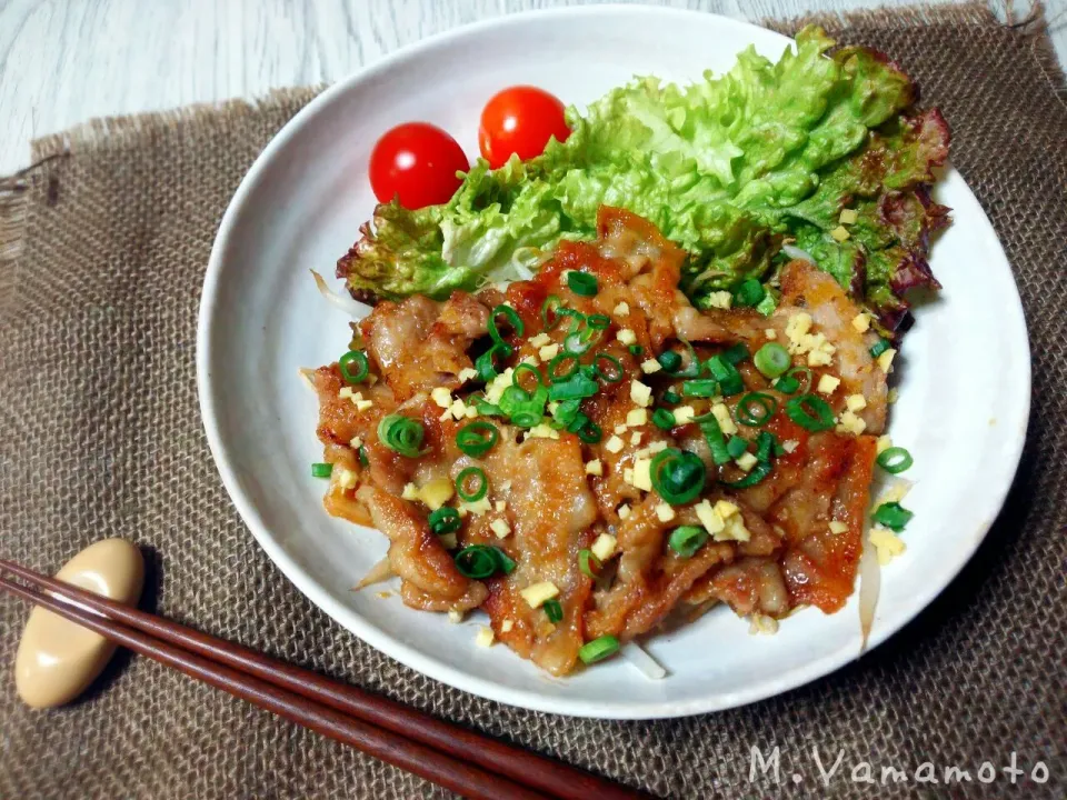 豚バラの重ねしょうが焼き🐖|真希さん