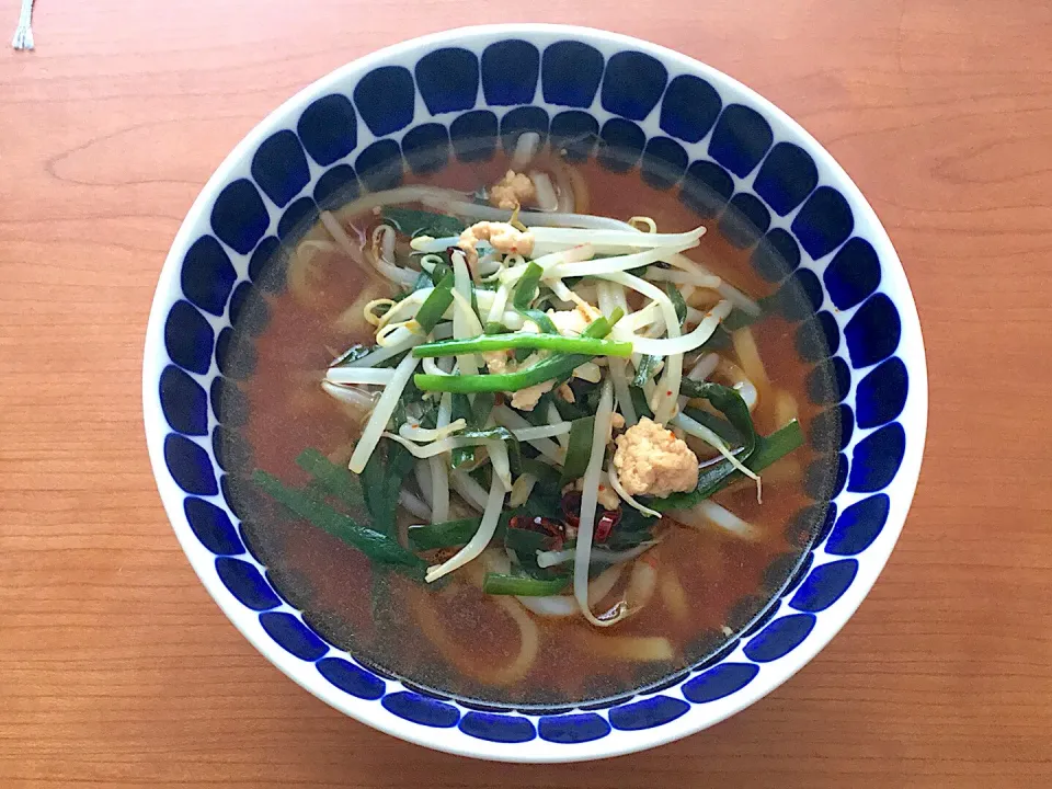 台湾ラーメン風うどん🍜|くーさんさん