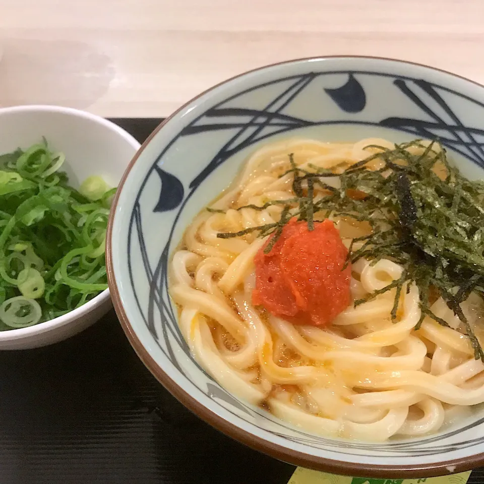 Snapdishの料理写真:明太釜玉うどん(◍•ڡ•◍)❤|いつみさん