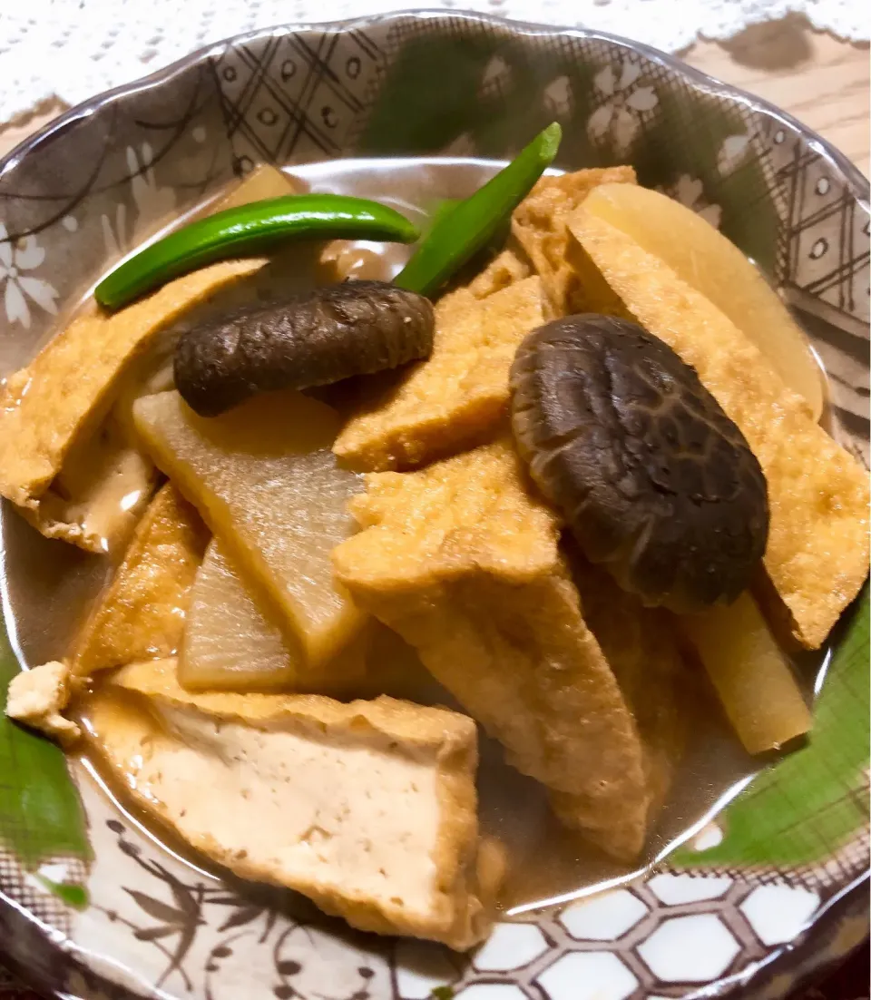 厚揚げと大根の煮物|永田広美さん
